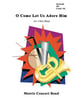 O Come, Let Us Adore Him Concert Band sheet music cover